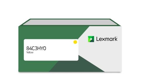 렉스마크 84C3HY0 노랑 정품토너