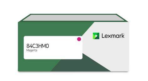 렉스마크 84C3HM0 빨강 정품토너