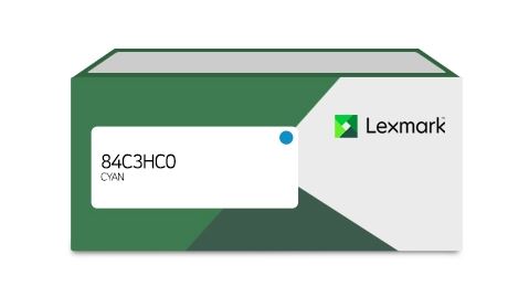 렉스마크 84C3HC0 파랑 정품토너