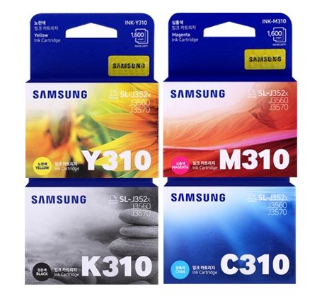 삼성 INK-K310 C310 M310 Y310 
정품 번들잉크 4색세트