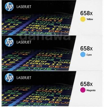 HP W2001X  658X 파랑 대용량 정품토너
HP W2002X  658X 노랑 대용량 정품토너
HP W2003X  658X 빨강 대용량 정품토너
XC 화이트팩 20%차감