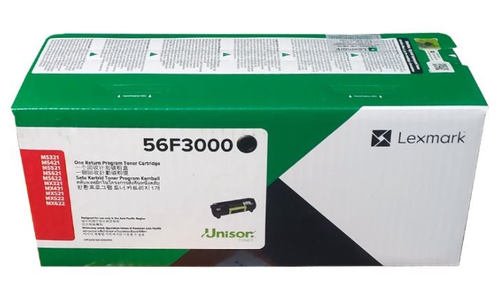 렉스마크 56F3000 검정 정품토너