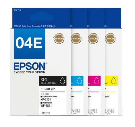 엡손 T04E270 청록 정품잉크
엡손 T04E370 진홍 정품잉크
엡손 T04E470 노랑 정품잉크