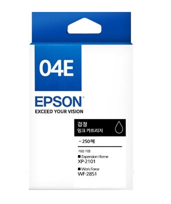 엡손 T04E170
검정 정품잉크