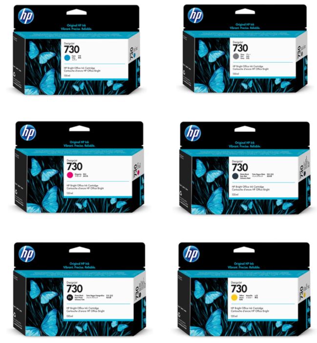 HP730 P2V65A 매트검정
HP730 P2V66A 회색
HP730 P2V67A 포토검정