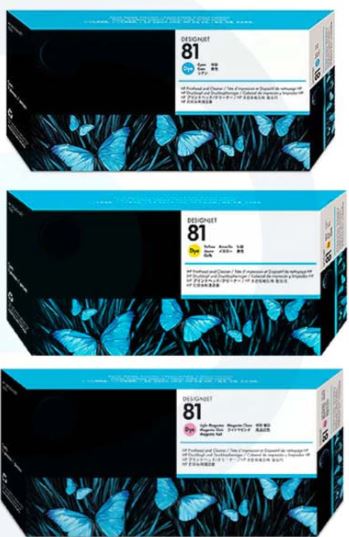 HP81 C4951A 파랑 정품헤드
HP81 C4952A 빨강 정품헤드
HP81 C4953A 노랑 정품헤드