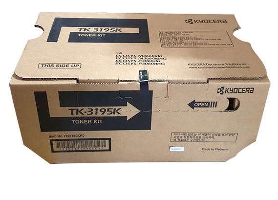 교세라 TK-3195K 검정 정품토너
순정품라벨 미부착 20%차감