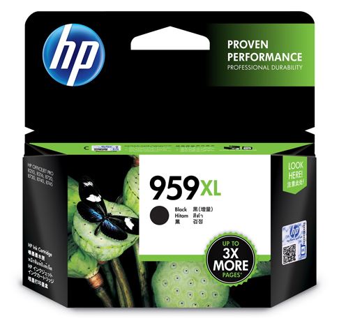 HP959XL L0R42AA
검정 정품잉크