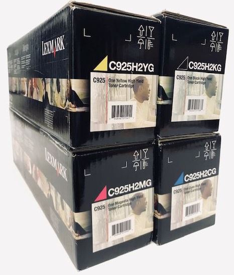 렉스마크 C925H2CG 파랑
렉스마크 C925H2MG 빨강
렉스마크 C925H2YG 노랑