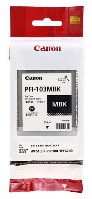 캐논 PFI-103MBK 매트검정 정품잉크
보증스티커 미부착제품 50%차감