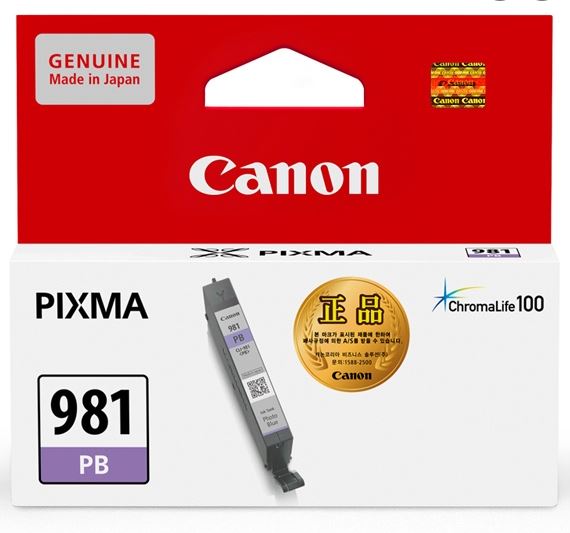 캐논 CLI-981PB
포토블루 정품잉크
보증스티커 미부착 20%차감