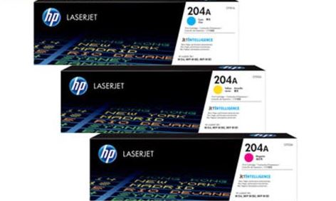 HP CF511A 204A 파랑 정품토너
HP CF512A 204A 노랑 정품토너
HP CF513A 204A 빨강 정품토너