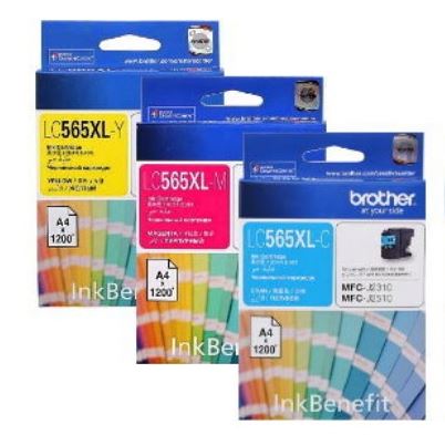 브라더 LC565XL C 파랑
브라더 LC565XL M 빨강
브라더 LC565XL Y 노랑