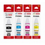캐논 GI-990PBK 검정
캐논 GI-990C 파랑
캐논 GI-990M 빨강
캐논 GI-990Y 노랑