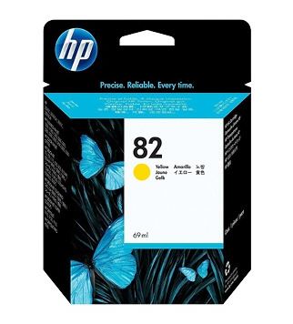 HP82 C4913A 노랑 정품잉크