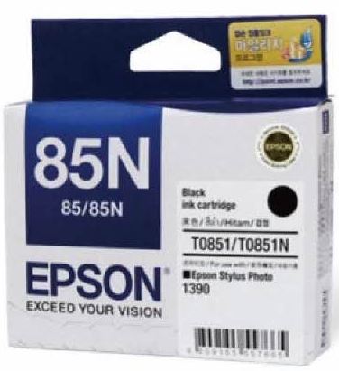 엡손 T0851(85N) 검정 정품잉크
유통기한 6개월미만 매입불가