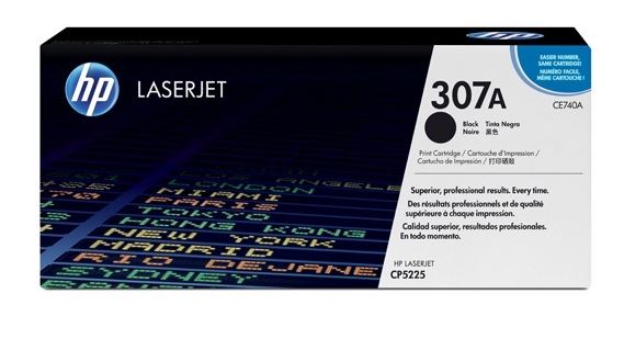 HP CE740A 307A 검정 정품토너