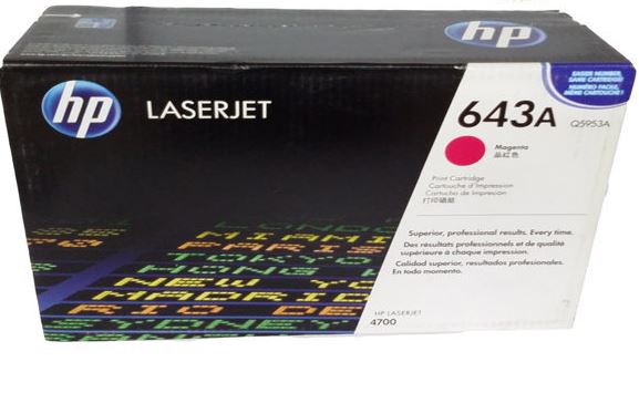 HP Q5953A  643A
빨강 정품토너
