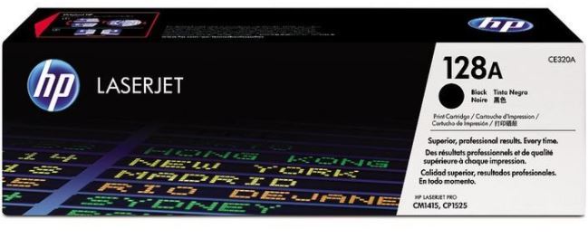 HP CE320A 128A
검정 정품토너