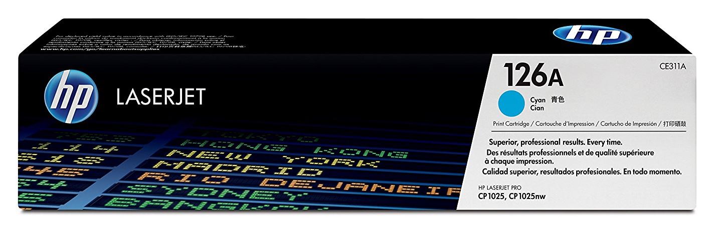 HP CE311A 126A
파랑 정품토너