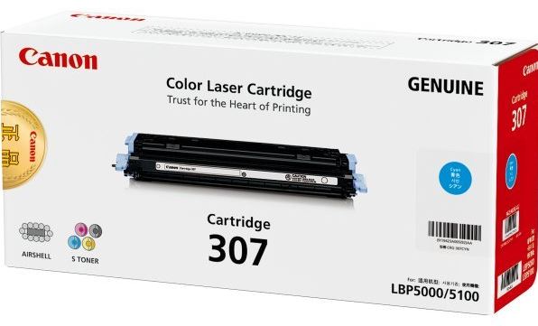 캐논 CRG-307C 파랑 정품토너