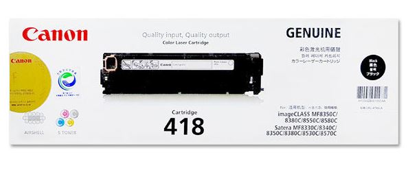 캐논 CRG-418BK 검정 정품토너
순정품스티커 미부착 20%차감