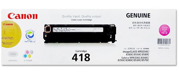 캐논 CRG-418M 빨강 정품토너
순정품스티커 미부착 20%차감