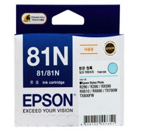 엡손 T1111570 81N 
연파랑 정품잉크
유통기한 6개월미만 매입불가