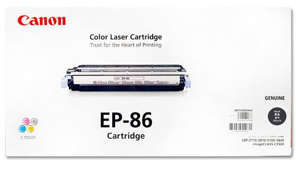 캐논 EP-86B 검정 정품토너