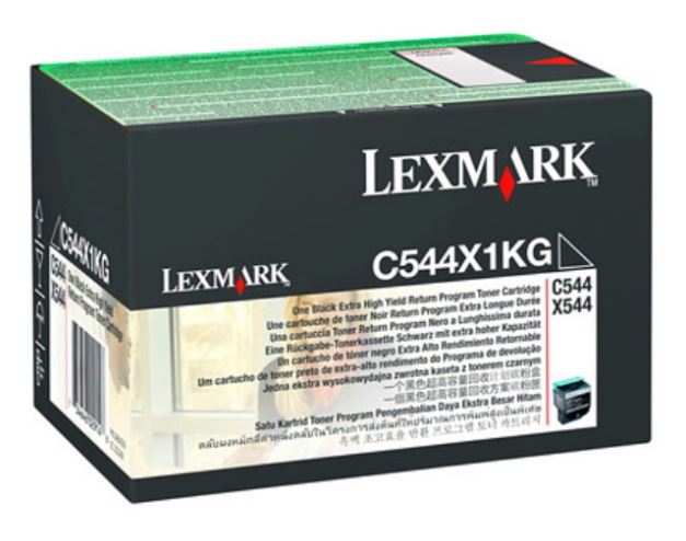 렉스마크 C544X1KG 검정 정품토너