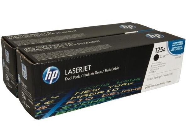 HP CB540AD 125A
검정 정품토너 듀얼팩