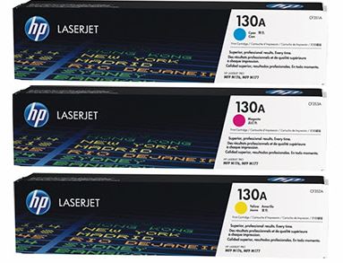 HP CF351A 130A  파랑 정품토너
HP CF352A 130A  노랑 정품토너
HP CF353A 130A  빨강 정품토너