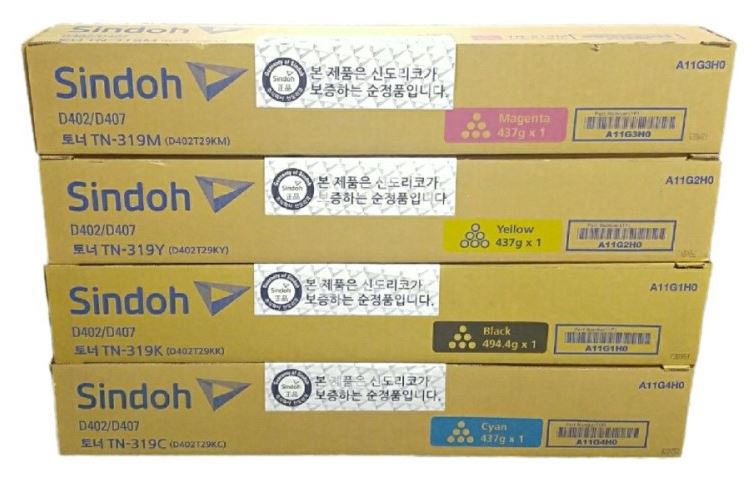신도리코 D402T29KK
TN-319K 검정 정품토너
