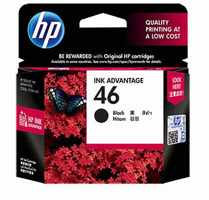 HP46 CZ637AA 검정 정품잉크
유통기한 6개월미만 매입불가