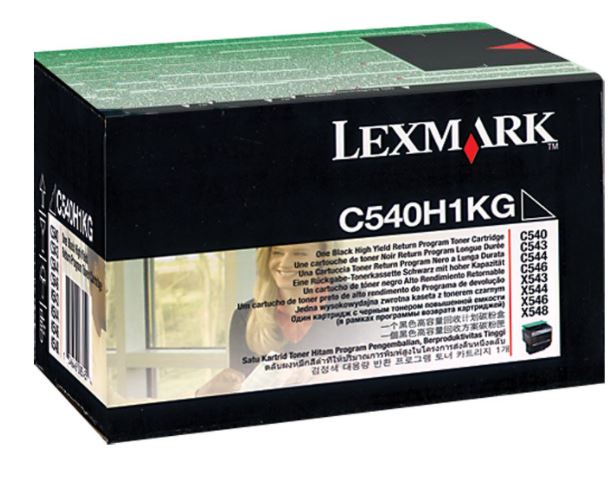 렉스마크 C540H1KG 검정 정품토너