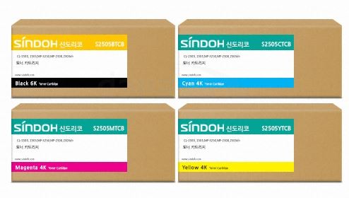 신도리코 S2505CTCB 파랑 정품토너
신도리코 S2505MTCB 빨강 정품토너
신도리코 S2505YTCB 노랑 정품토너
