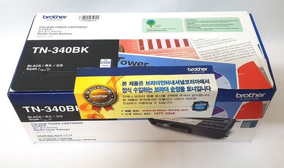 브라더 TN-340BK 검정 정품토너
순정품라벨 훼손매입불가