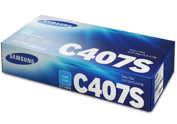 삼성 CLT-C407S 파랑 정품토너
