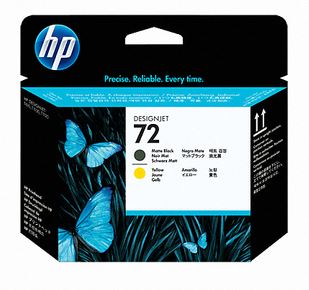 HP72 C9384A
매트검정+노랑 정품헤드