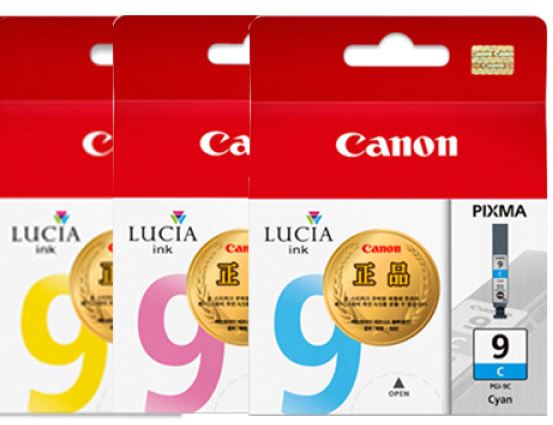 캐논 PGI-9C 파랑 정품잉크
캐논 PGI-9M 빨강 정품잉크
캐논 PGI-9Y 노랑 정품잉크