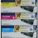 브라더 TN-359C 파랑
브라더 TN-359M 빨강
브라더 TN-359Y 노랑