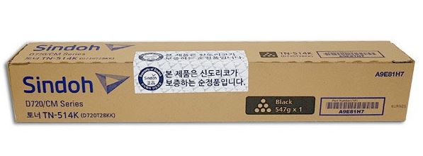 신도리코 D720T28KK
TN-514K 검정 정품토너
보증스티커 미부착 및 훼손시 50%차감
계약기전용 비매품도장 30%차감