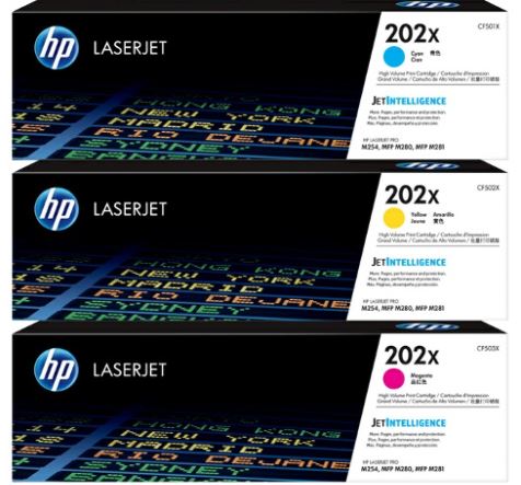 HP CF501X 202X 파랑 정품토너
HP CF502X 202X 노랑 정품토너
HP CF503X 202X 빨강 정품토너
XC 화이트팩 20%차감