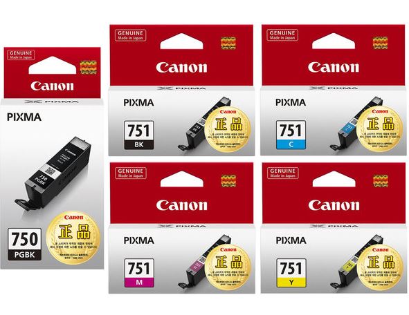 캐논 CLI-751BK 검정
캐논 CLI-751C 파랑
캐논 CLI-751M 빨강
캐논 CLI-751Y 노랑
캐논 CLI-751GY 회색
유통기한 6개월미만 매입불가