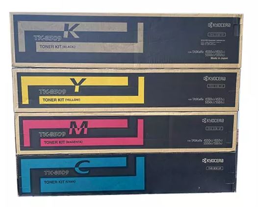 교세라 TK-8509KC 파랑
교세라 TK-8509KM 빨강
교세라 TK-8509KY 노랑