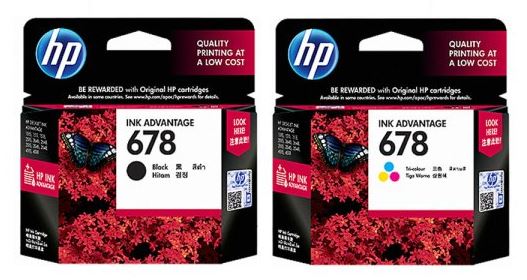 HP CZ107AA(NO.678) 검정HP CZ108AA(NO.678) 컬러