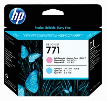 HP771 CE019A 밝은빨강+밝은파랑
정품헤드