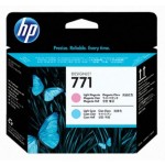 HP771 CE019A 밝은빨강+밝은파랑
정품헤드
