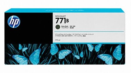 HP771B B6X99A
매트검정 정품잉크