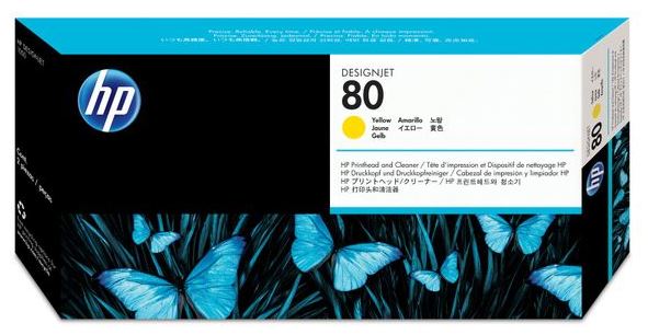 HP80 C4823A
노랑 헤드+클리너